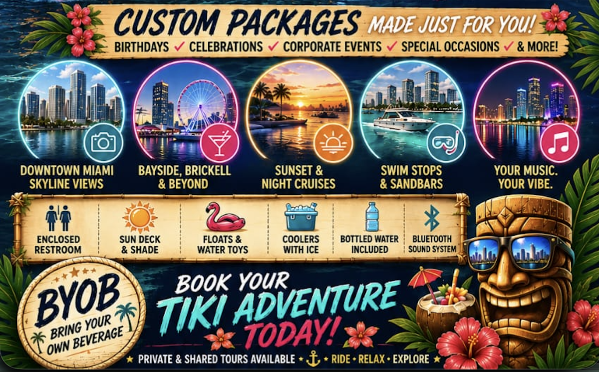 Custom packages — birthdays, celebrations, corporate events, and more